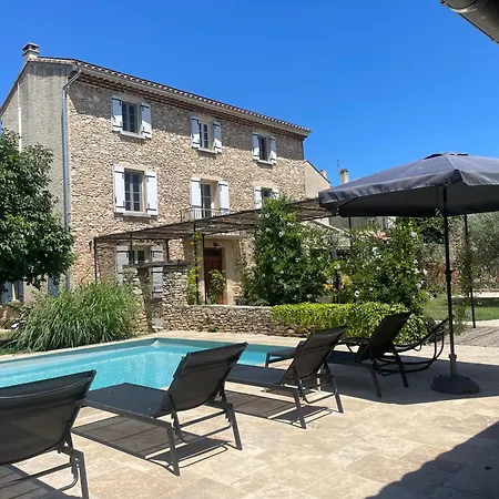 Provenzalisches Landhaus Les Martinets Am Fusse Des Mont Ventoux Villes-sur-Auzon Exterior foto